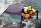 Family found in car in river they were with their, See details